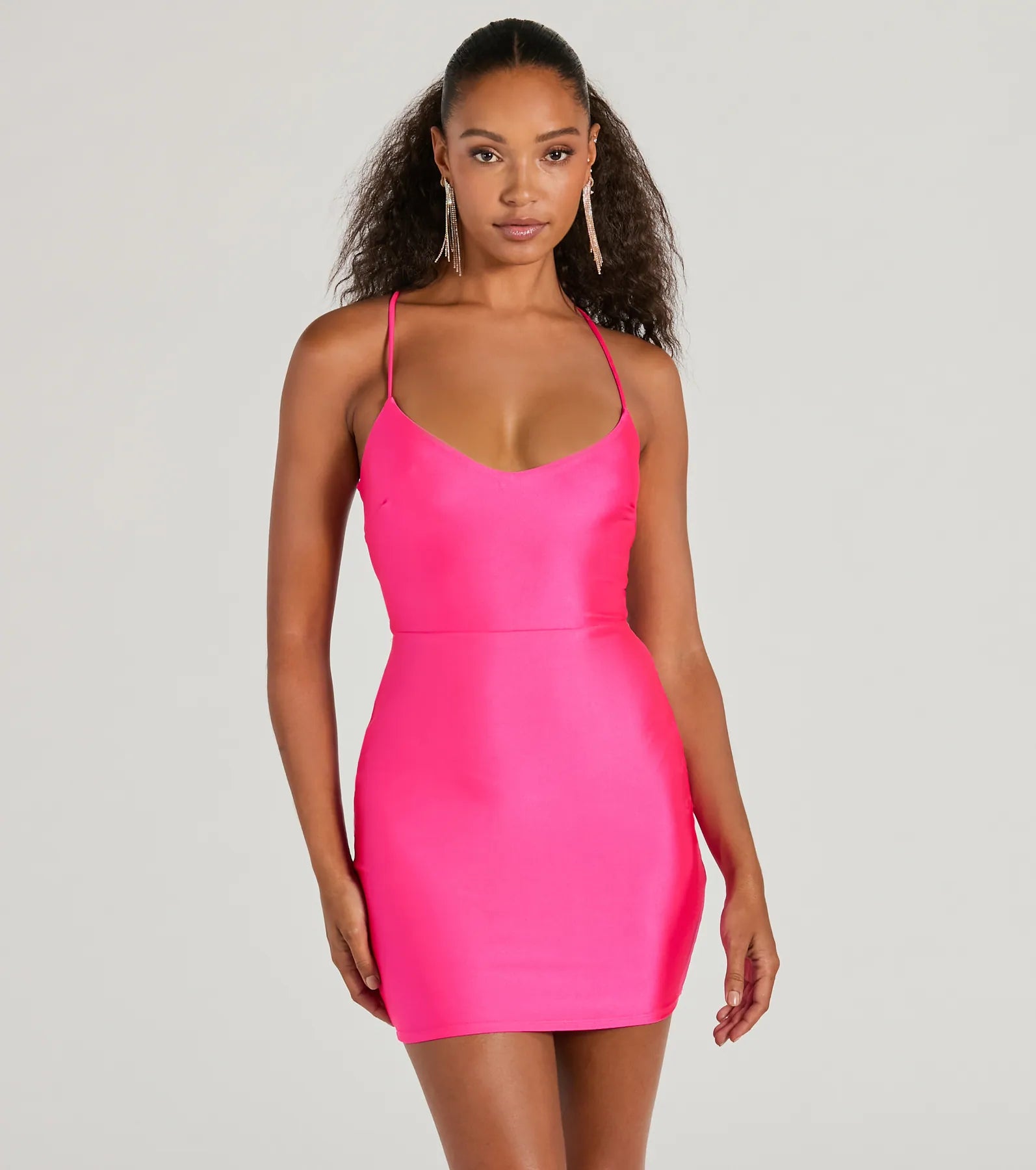 Party Dresses with Sequined Star Motifs and Sheer Sleeve and Ruffled Hem for Ladies' Celestial and Flirty LookAll About Fab Strappy Back Dress Party Dresses with Sequined Star Motifs and Sheer Sleeve and Ruffled Hem for Ladies' Celestial and Flirty LookAll About Fab Strappy Back Dress