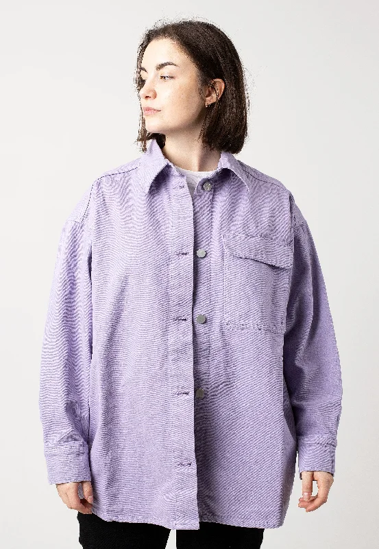 Puffer jackets with a quilted and embossed pattern for a more elaborate lookArmedangels - Taale Gmt Dye Lavender Light - Jacket Puffer jackets with a quilted and embossed pattern for a more elaborate lookArmedangels - Taale Gmt Dye Lavender Light - Jacket