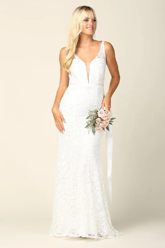 Party Dresses with Sequined Stripes and Sheer Back and Embroidered Birds for Ladies' Bold and Nature Inspired LookBridal Long Sleeveless Lace Wedding Dress Sale Party Dresses with Sequined Stripes and Sheer Back and Embroidered Birds for Ladies' Bold and Nature Inspired LookBridal Long Sleeveless Lace Wedding Dress Sale