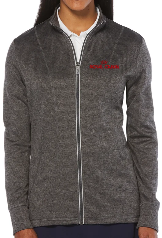 Military - inspired jackets with a faux - leather finish for a tough lookCallaway Ladies' Full Zip Waffle Fleece Jacket Military - inspired jackets with a faux - leather finish for a tough lookCallaway Ladies' Full Zip Waffle Fleece Jacket