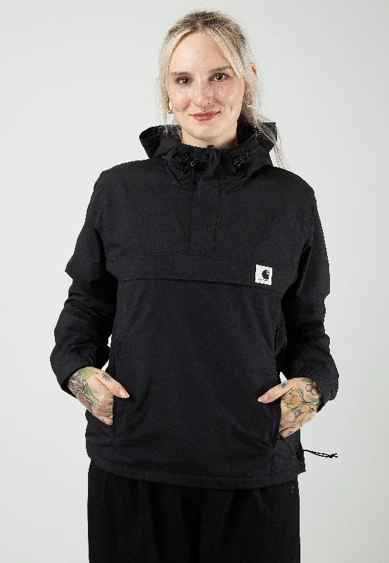 Rain jackets with a packable design for easy storageCarhartt WIP - W' Nimbus Winter Black - Jacket Rain jackets with a packable design for easy storageCarhartt WIP - W' Nimbus Winter Black - Jacket