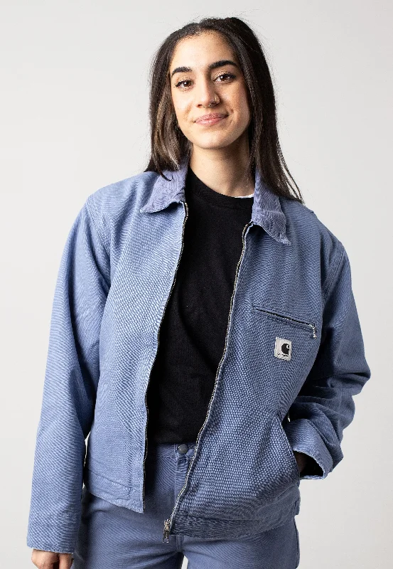Jacket dresses with a fitted bodice and a flared skirt for a flattering lookCarhartt WIP - W' OG Detroit Aged Canvas Bay Blue/Bay Blue - Jacket Jacket dresses with a fitted bodice and a flared skirt for a flattering lookCarhartt WIP - W' OG Detroit Aged Canvas Bay Blue/Bay Blue - Jacket