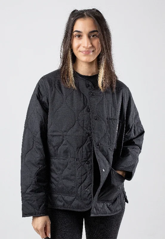 Short fur jackets with a cropped and boxy fit for a trendy lookCarhartt WIP - W' Skyler Liner Black - Jacket Short fur jackets with a cropped and boxy fit for a trendy lookCarhartt WIP - W' Skyler Liner Black - Jacket