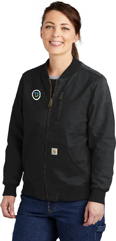 Rain jackets with a reflective strip for safety in low - light conditionsCarhartt Women's Rugged Flex Crawford Jacket Rain jackets with a reflective strip for safety in low - light conditionsCarhartt Women's Rugged Flex Crawford Jacket