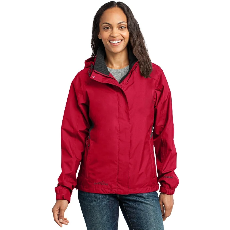 Long wool coats with a hood and a fur - lined hood for extra warmthCLOSEOUT - Eddie Bauer Ladies Rain Jacket Long wool coats with a hood and a fur - lined hood for extra warmthCLOSEOUT - Eddie Bauer Ladies Rain Jacket