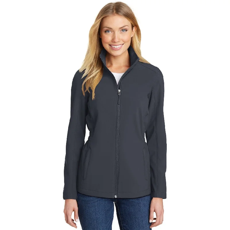 Cropped blazers in a pastel - colored gingham pattern for a cute and feminine lookCLOSEOUT - Port Authority Ladies Cinch-Waist Soft Shell Jacket Cropped blazers in a pastel - colored gingham pattern for a cute and feminine lookCLOSEOUT - Port Authority Ladies Cinch-Waist Soft Shell Jacket