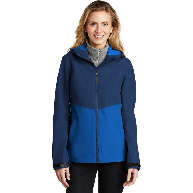 Denim jackets with a distressed and tie - dye pattern for a fun and unique lookCLOSEOUT - Port Authority Ladies Tech Rain Jacket