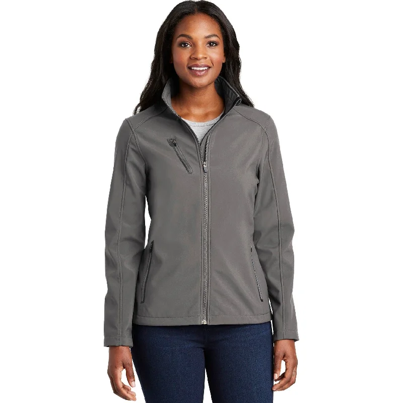 Rain jackets with a packable design for easy storageCLOSEOUT - Port Authority Ladies Welded Soft Shell Jacket Rain jackets with a packable design for easy storageCLOSEOUT - Port Authority Ladies Welded Soft Shell Jacket