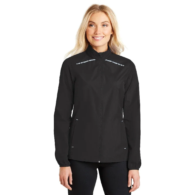Pea coats with a double - breasted closure and a flap pocket for a classic lookCLOSEOUT - Port Authority Ladies Zephyr Reflective Hit Full-Zip Jacket Pea coats with a double - breasted closure and a flap pocket for a classic lookCLOSEOUT - Port Authority Ladies Zephyr Reflective Hit Full-Zip Jacket
