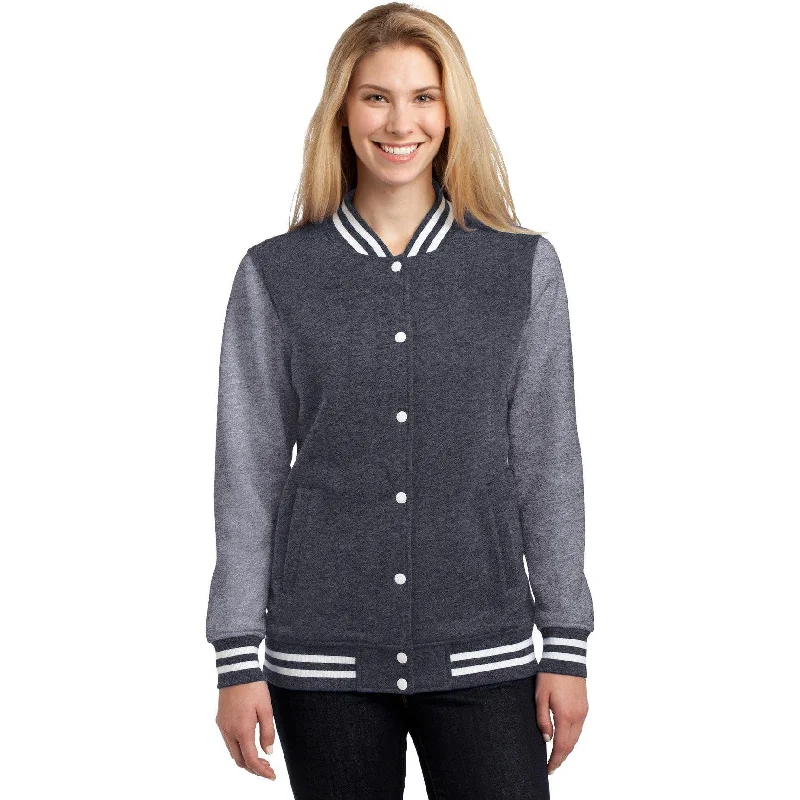 Trench coats with a high - low hem for a modern and stylish lookCLOSEOUT - Sport-Tek Ladies Fleece Letterman Jacket Trench coats with a high - low hem for a modern and stylish lookCLOSEOUT - Sport-Tek Ladies Fleece Letterman Jacket