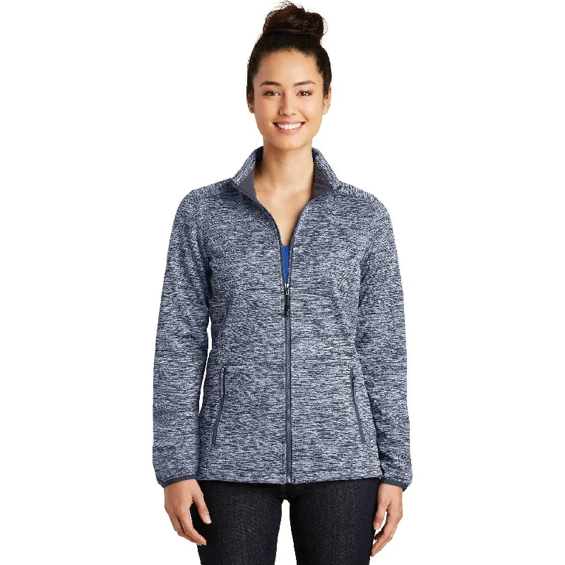 Printed jackets with a floral - watercolor pattern for a romantic lookCLOSEOUT - Sport-Tek Ladies PosiCharge Electric Heather Soft Shell Jacket Printed jackets with a floral - watercolor pattern for a romantic lookCLOSEOUT - Sport-Tek Ladies PosiCharge Electric Heather Soft Shell Jacket