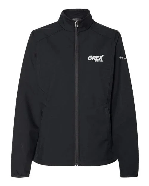 Long jackets with a flowy, chiffon material for a graceful appearanceColumbia Ladies Kruser Ridge Soft Shell Jacket Long jackets with a flowy, chiffon material for a graceful appearanceColumbia Ladies Kruser Ridge Soft Shell Jacket