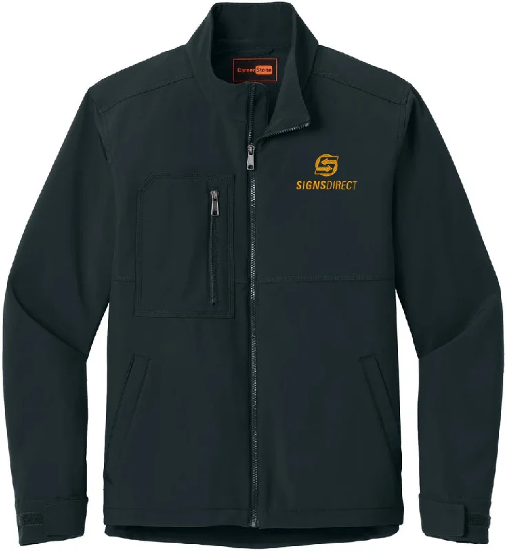 Denim jackets with a stitched - on logo for a branded lookCornerStone Insulated Workwear Soft Shell Denim jackets with a stitched - on logo for a branded lookCornerStone Insulated Workwear Soft Shell