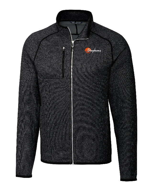 Jean jackets with embroidered flowers for a bohemian vibeCutter & Buck Tall Mainsail Sweater-Knit Full Zip Jacket