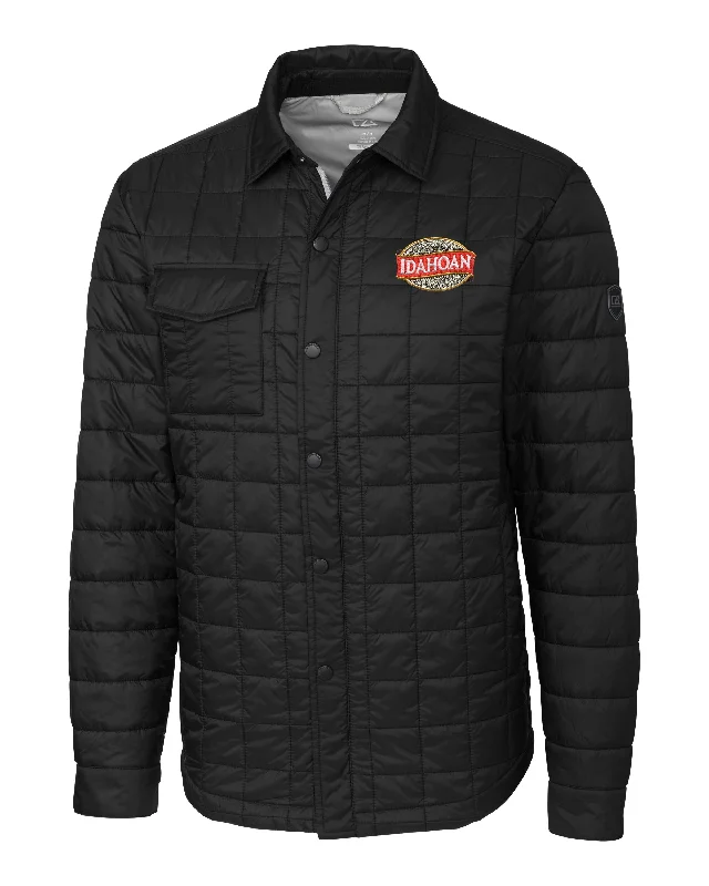 Hooded jackets with a drawstring hood for a sporty lookCutter & Buck Tall Rainier PrimaLoft Eco Insulated Quilted Shirt Jacket Hooded jackets with a drawstring hood for a sporty lookCutter & Buck Tall Rainier PrimaLoft Eco Insulated Quilted Shirt Jacket