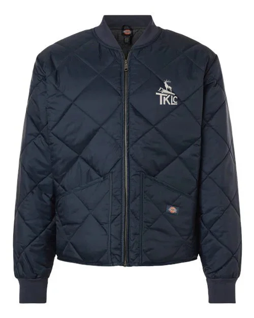 Short leather jackets with a collar for a classic and timeless styleDickies Diamond Quilted Jacket Short leather jackets with a collar for a classic and timeless styleDickies Diamond Quilted Jacket