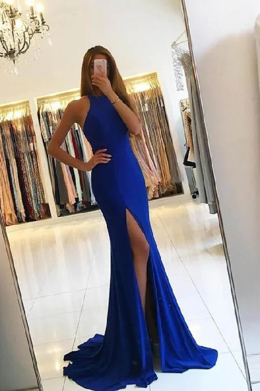 Party Dresses with Lace and Tulle Combo and Bow Accents for Ladies' Fairy Tale LookElegant Royal Blue Mermaid Evening Dress Slit Prom Dress PG419 Party Dresses with Lace and Tulle Combo and Bow Accents for Ladies' Fairy Tale LookElegant Royal Blue Mermaid Evening Dress Slit Prom Dress PG419