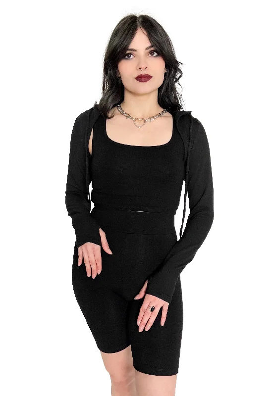 Sleeveless jackets with a beaded or sequined detail for a more glamorous lookFoxblood - With Thumb Holes Black - Bolero Sleeveless jackets with a beaded or sequined detail for a more glamorous lookFoxblood - With Thumb Holes Black - Bolero