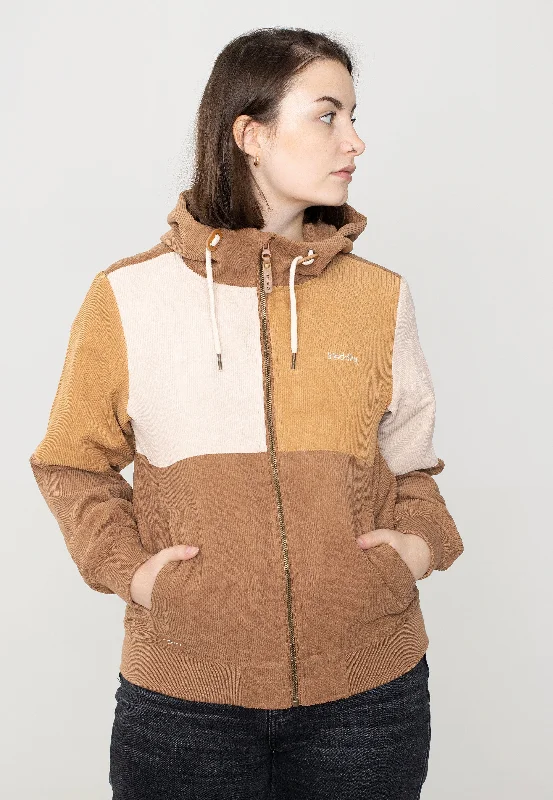 Leather biker jackets with a zippered pocket for added functionalityIriedaily - Patchy Caramel - Jacket Leather biker jackets with a zippered pocket for added functionalityIriedaily - Patchy Caramel - Jacket