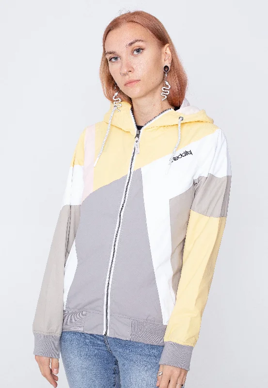 Short leather jackets with a collar for a classic and timeless styleIriedaily - Puzzled Yellow - Jacket Short leather jackets with a collar for a classic and timeless styleIriedaily - Puzzled Yellow - Jacket