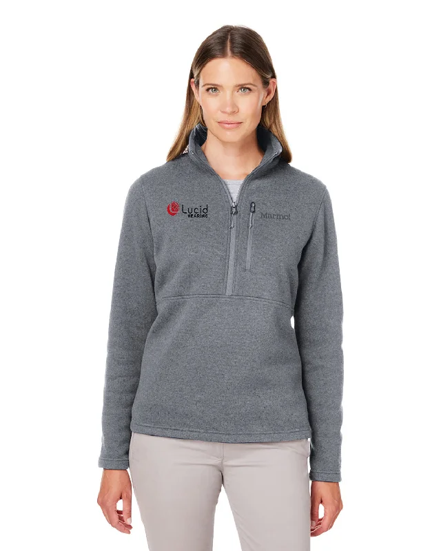 Fitted leather jackets with a buckle - detailed belt for a more stylish lookMarmot Ladies Dropline Half-Zip Jacket Fitted leather jackets with a buckle - detailed belt for a more stylish lookMarmot Ladies Dropline Half-Zip Jacket