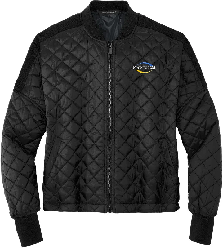 Hooded jackets with a faux - fur trim on the hood for a cozy lookMercer+Mettle Ladies Boxy Quilted Jacket Hooded jackets with a faux - fur trim on the hood for a cozy lookMercer+Mettle Ladies Boxy Quilted Jacket