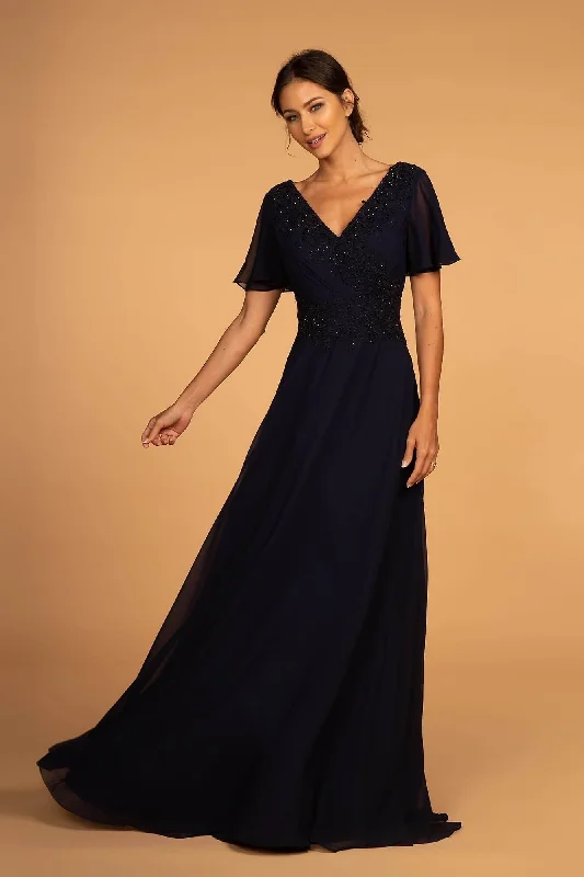 Party Dresses with Sequined Dots and Sheer Skirt for Ladies' Playful and Sultry LookMother of the Bride V-Neck Chiffon Long Dress Sale Party Dresses with Sequined Dots and Sheer Skirt for Ladies' Playful and Sultry LookMother of the Bride V-Neck Chiffon Long Dress Sale