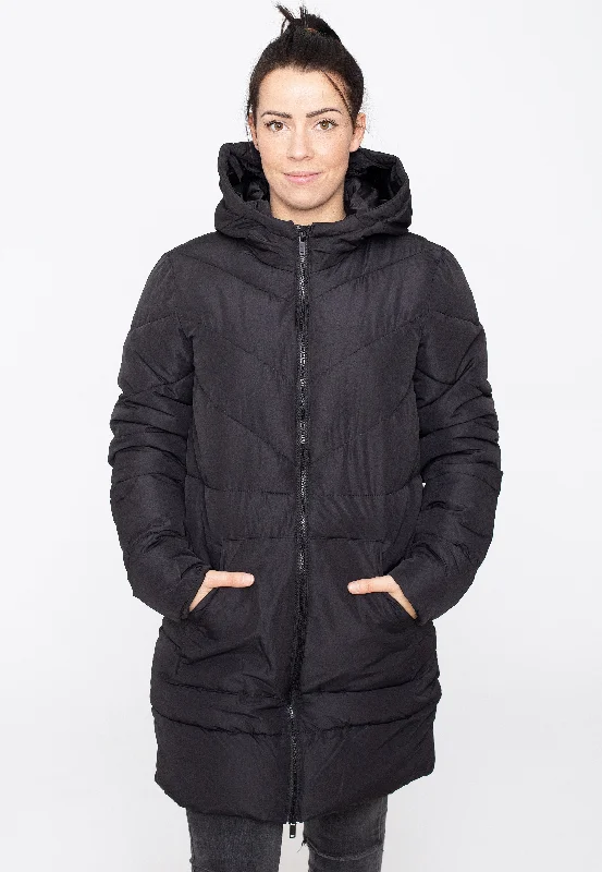 Fleece - lined corduroy jackets for a cozy and warm optionNoisy May - Dalcon Long Black - Jacket Fleece - lined corduroy jackets for a cozy and warm optionNoisy May - Dalcon Long Black - Jacket