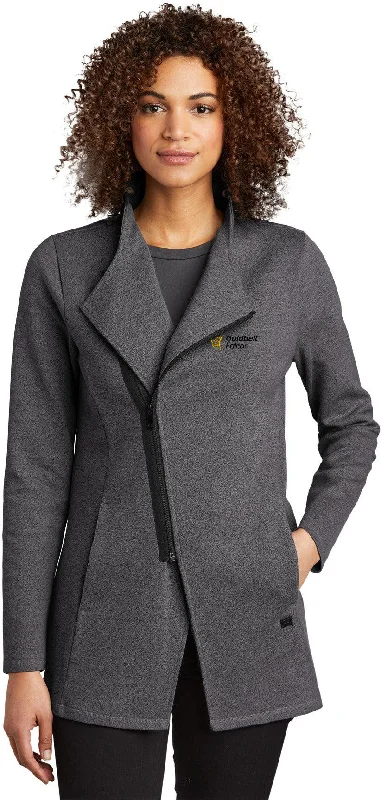 Jacket dresses with a tiered skirt for a more feminine and playful lookOGIO Ladies Transition Full-Zip Jacket dresses with a tiered skirt for a more feminine and playful lookOGIO Ladies Transition Full-Zip