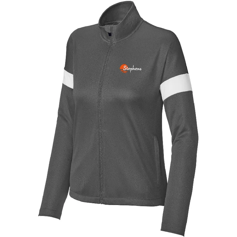 Corduroy jackets with a corduroy - trimmed pocket for a more stylish detailSport-Tek Ladies Travel Full-Zip Jacket Corduroy jackets with a corduroy - trimmed pocket for a more stylish detailSport-Tek Ladies Travel Full-Zip Jacket