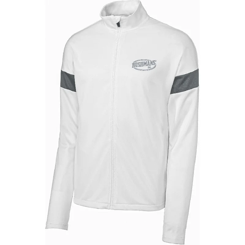 Rain jackets with a vented back for breathabilitySport-Tek Travel Full-Zip Jacket