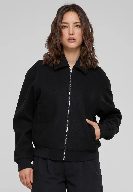 Sleeveless jackets with a mesh - covered back for breathability and a more stylish lookUrban Classics - Ladies Boxy Black - Jacket Sleeveless jackets with a mesh - covered back for breathability and a more stylish lookUrban Classics - Ladies Boxy Black - Jacket