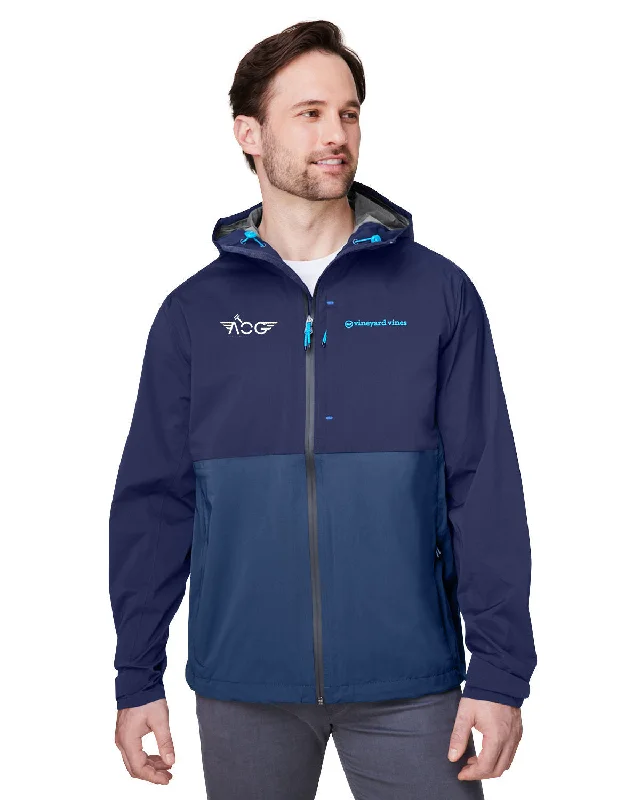 Leather jackets with a studded, embossed and zippered design for a more elaborate and rebellious lookVineyard Vines On-The-Go Packable Rain Shell Leather jackets with a studded, embossed and zippered design for a more elaborate and rebellious lookVineyard Vines On-The-Go Packable Rain Shell