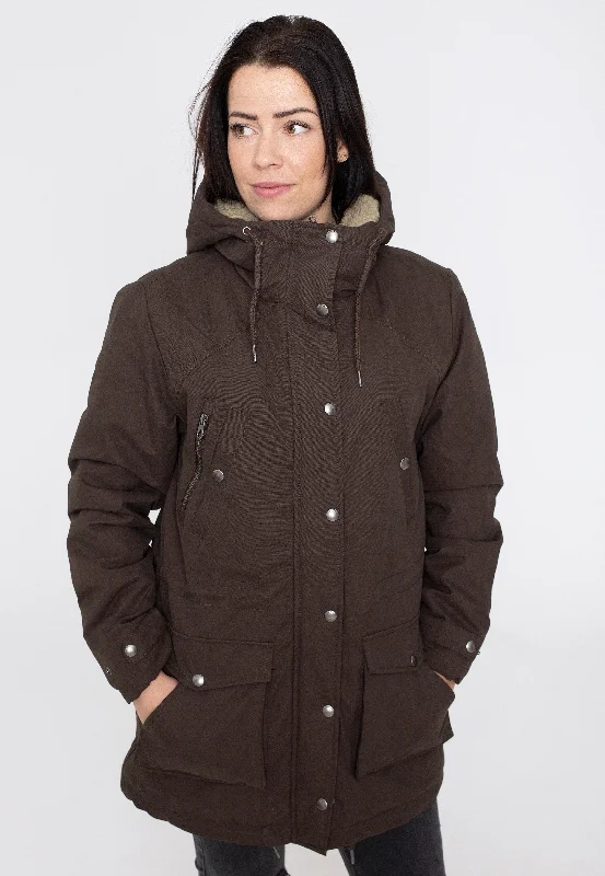 Short cropped jackets in a trendy neon color for a bold statementVolcom - Walk On By 5K Dark Brown - Jacket Short cropped jackets in a trendy neon color for a bold statementVolcom - Walk On By 5K Dark Brown - Jacket