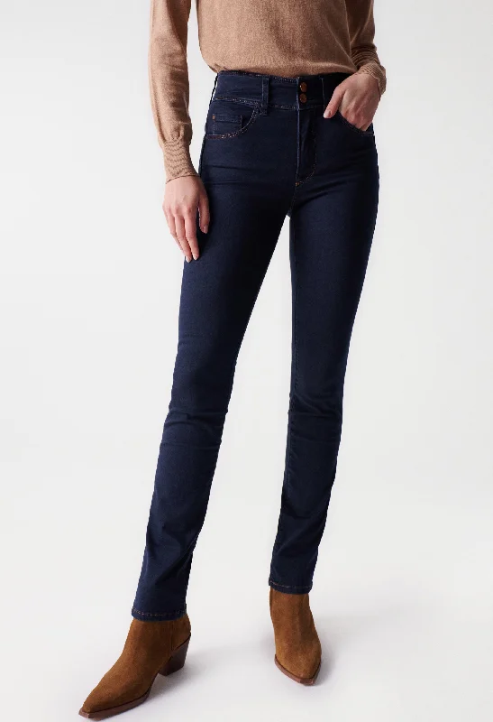 Denim jeans for a countryside getaway for a laid - back and rustic lookSECRET PUSH IN SLIM JEANS IN DENIM 30 LEG Denim jeans for a countryside getaway for a laid - back and rustic lookSECRET PUSH IN SLIM JEANS IN DENIM 30 LEG