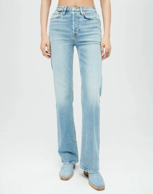 Moisture - wicking denim jeans for active wear and sports70S Bootcut Jean In Blazed Indigo Moisture - wicking denim jeans for active wear and sports70S Bootcut Jean In Blazed Indigo