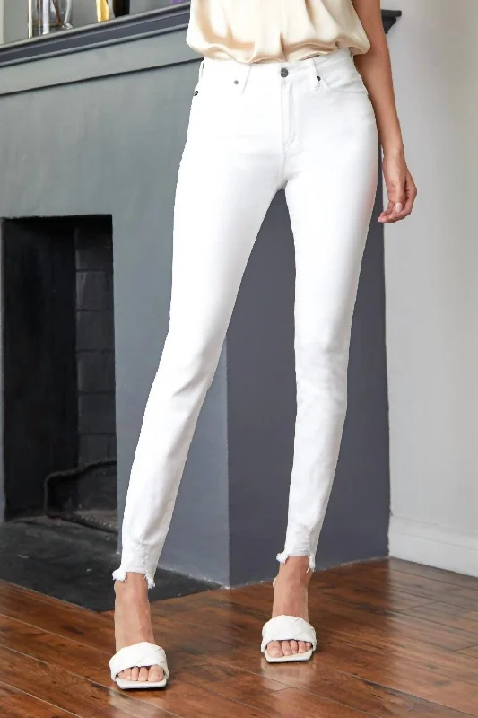 Button - fly denim jeans in a traditional Western styleAnya High Rise Super Skinny Jeans In White Button - fly denim jeans in a traditional Western styleAnya High Rise Super Skinny Jeans In White