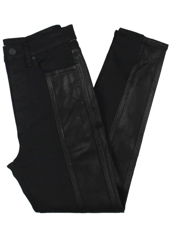 Denim jeans for a volunteer event for practicality and comfortCenterfold Womens Coated Denim Skinny Jeans Denim jeans for a volunteer event for practicality and comfortCenterfold Womens Coated Denim Skinny Jeans