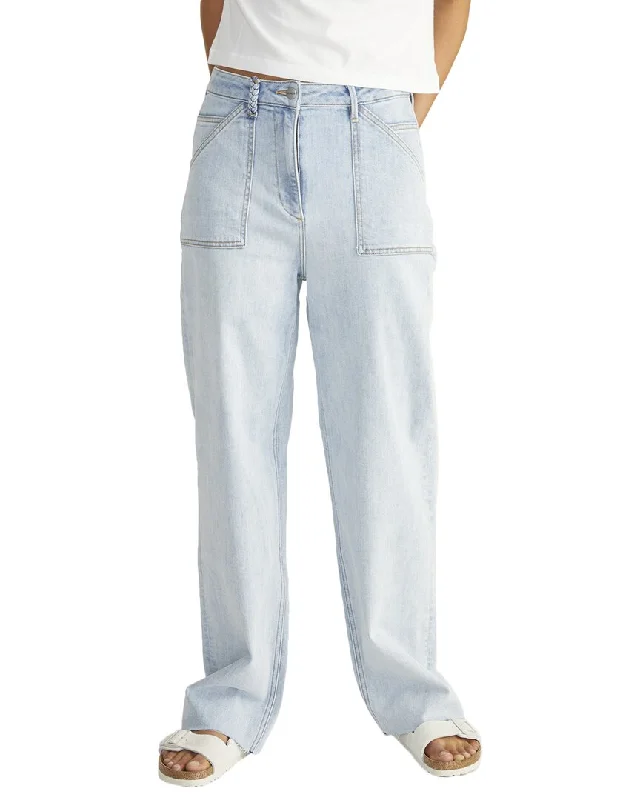 Denim jeans with a contrast - stitching detail for a pop of colorDriftwood Jeans Zendaya Light Wash Straight Leg Jean Denim jeans with a contrast - stitching detail for a pop of colorDriftwood Jeans Zendaya Light Wash Straight Leg Jean