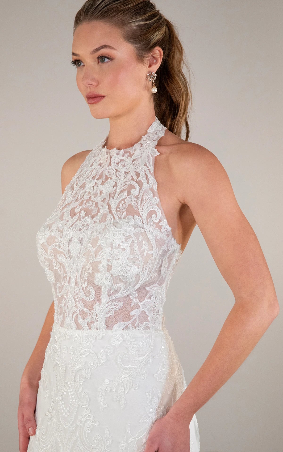 Wedding Dresses with Sheer Sleeve and Sequined Cuffs and Bow at the Waist and Embroidered Skirt and Belt and Embroidered Floral Patterns for an Elegant and Intricate LookEssense of Australia D4120 Wedding Dresses with Sheer Sleeve and Sequined Cuffs and Bow at the Waist and Embroidered Skirt and Belt and Embroidered Floral Patterns for an Elegant and Intricate LookEssense of Australia D4120