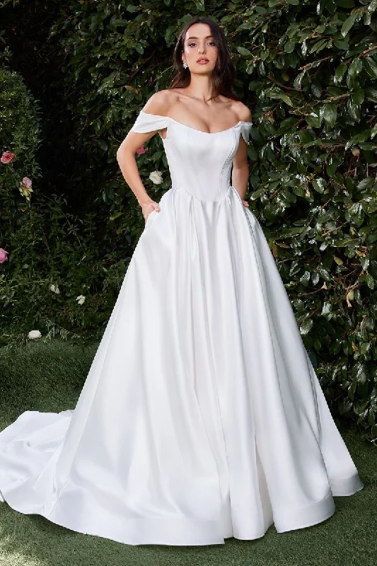Printed Wedding Dresses with Floral Patterns and Satin Sash for a Romantic LookJaidyne Printed Wedding Dresses with Floral Patterns and Satin Sash for a Romantic LookJaidyne
