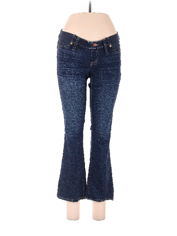 Wrinkle - resistant denim jeans for easy maintenance and hassle - free wearHigh-Rise Bootleg Jeans in Dark Wash Wrinkle - resistant denim jeans for easy maintenance and hassle - free wearHigh-Rise Bootleg Jeans in Dark Wash