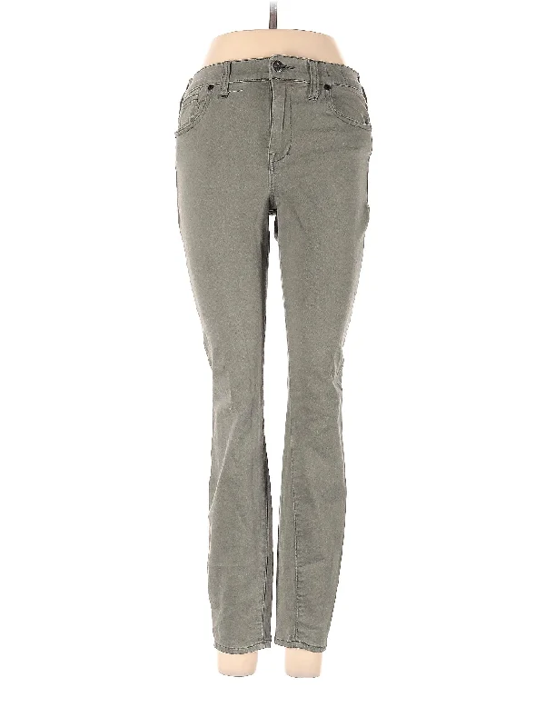 Denim jeans with a cuffed hem for a preppy and put - together appearanceHigh-Rise Skinny Jeans Denim jeans with a cuffed hem for a preppy and put - together appearanceHigh-Rise Skinny Jeans