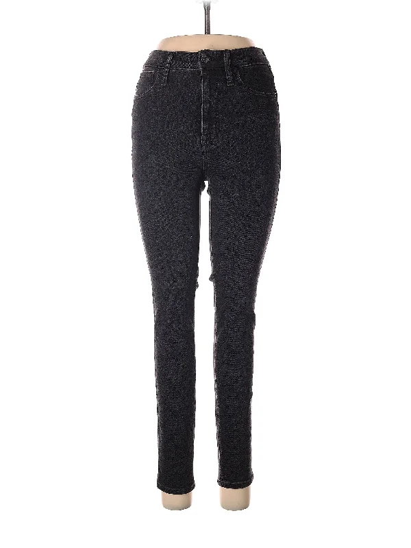 Denim jeans with a hidden - pocket design for storing valuablesHigh-Rise Skinny Jeans in Dark Wash Denim jeans with a hidden - pocket design for storing valuablesHigh-Rise Skinny Jeans in Dark Wash