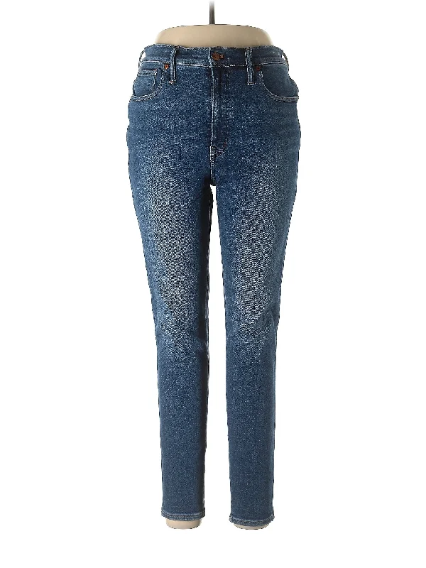 Adjustable - waist denim jeans with a drawstring or buckle for a customizable fitHigh-Rise Skinny Jeans in Medium Wash Adjustable - waist denim jeans with a drawstring or buckle for a customizable fitHigh-Rise Skinny Jeans in Medium Wash