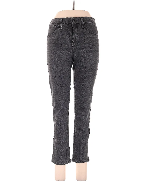 Denim jeans for a night out at a club or party with a trendy outfitHigh-Rise Straight-leg Jeans in Dark Wash Denim jeans for a night out at a club or party with a trendy outfitHigh-Rise Straight-leg Jeans in Dark Wash