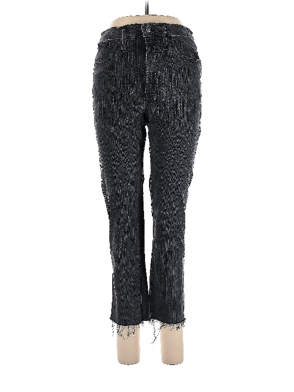 Denim jeans for a gym session if they have sufficient stretch for movementHigh-Rise Straight-leg Jeans in Dark Wash