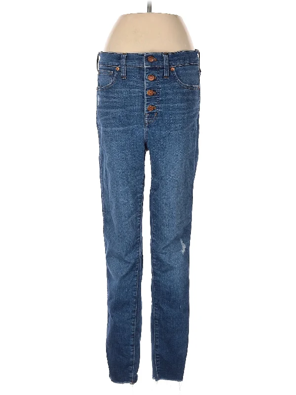 Denim jeans for a hiking trip to provide freedom of movement and durabilityHigh-Rise Straight-leg Jeans in Medium Wash Denim jeans for a hiking trip to provide freedom of movement and durabilityHigh-Rise Straight-leg Jeans in Medium Wash
