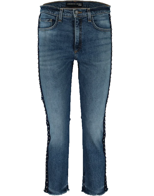 Denim jeans for a preppy - style ensemble with a polo shirt and loafersInes Tux Stripe Jean Denim jeans for a preppy - style ensemble with a polo shirt and loafersInes Tux Stripe Jean