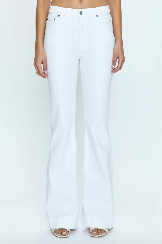 Retro - style denim jeans from a specific era such as the 50s or 60sKinsley Jeans In White Retro - style denim jeans from a specific era such as the 50s or 60sKinsley Jeans In White